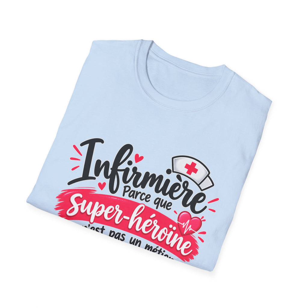 T-shirt Infirmière Super-Héroïne – Cadeau Original
