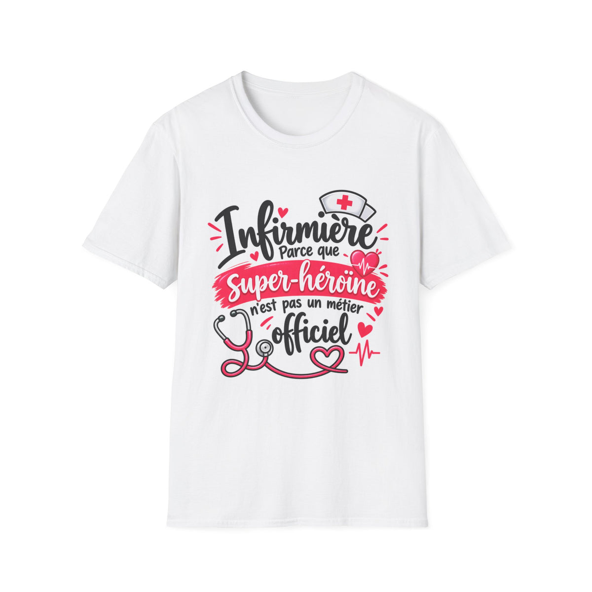 T-shirt Infirmière Super-Héroïne – Cadeau Original