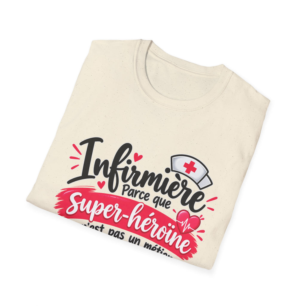 T-shirt Infirmière Super-Héroïne – Cadeau Original
