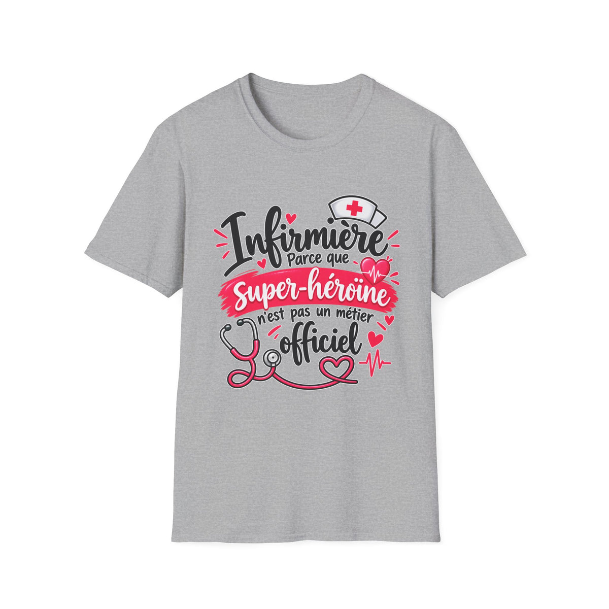 T-shirt Infirmière Super-Héroïne – Cadeau Original